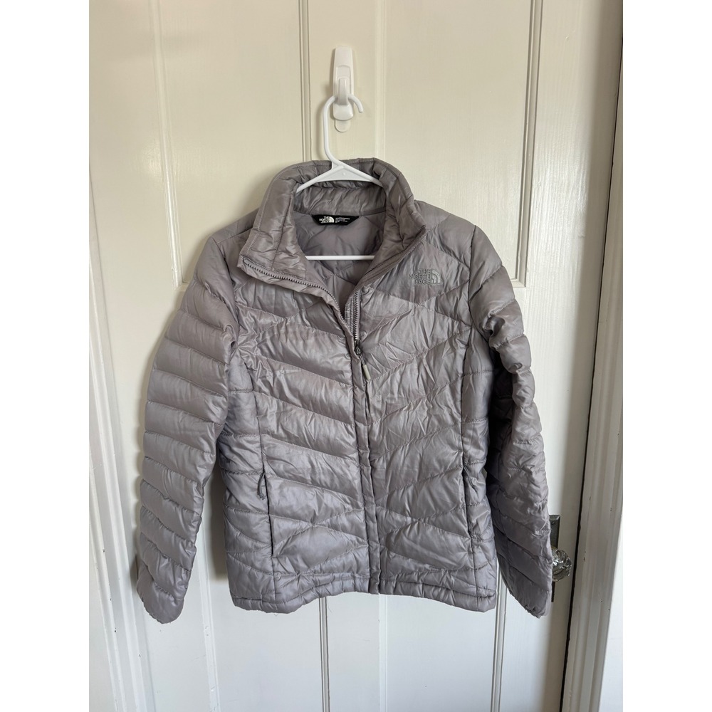 The North Face women's silver gray puffer size medium